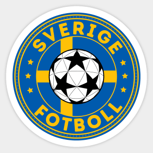 Sverige Fotboll Sticker